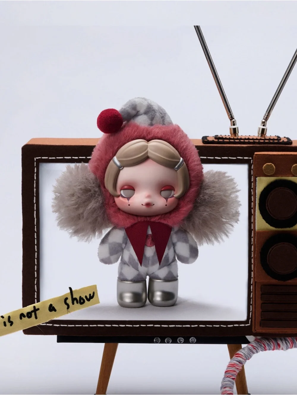 POP MART SKULLPANDA Off Mode Series Plush Doll Pendant Mask Off Confirmed